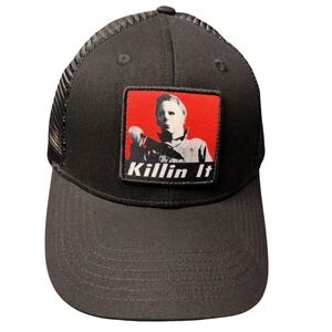 Killin It Halloween Trucker Hat Horror Snapback Black NEW